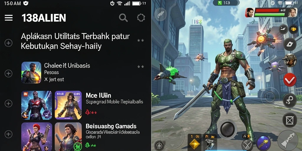 Tampilan antarmuka utama 138ALIEN yang sederhana dan intuitif.