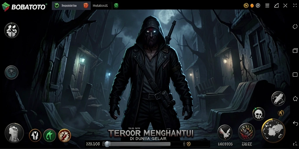 Screenshot BOBATOTO menampilkan suasana Horror yang menakutkan dan gameplay mendebarkan.