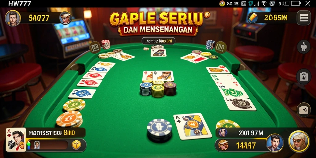 Tampilan gameplay seru dan interaktif dalam HW777.