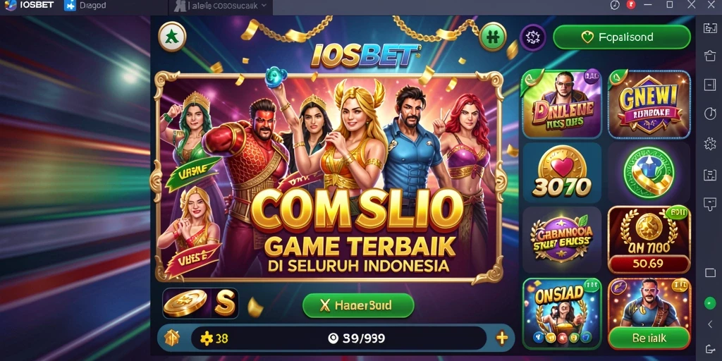Tampilan gameplay menarik dari permainan Slot IOSBET.