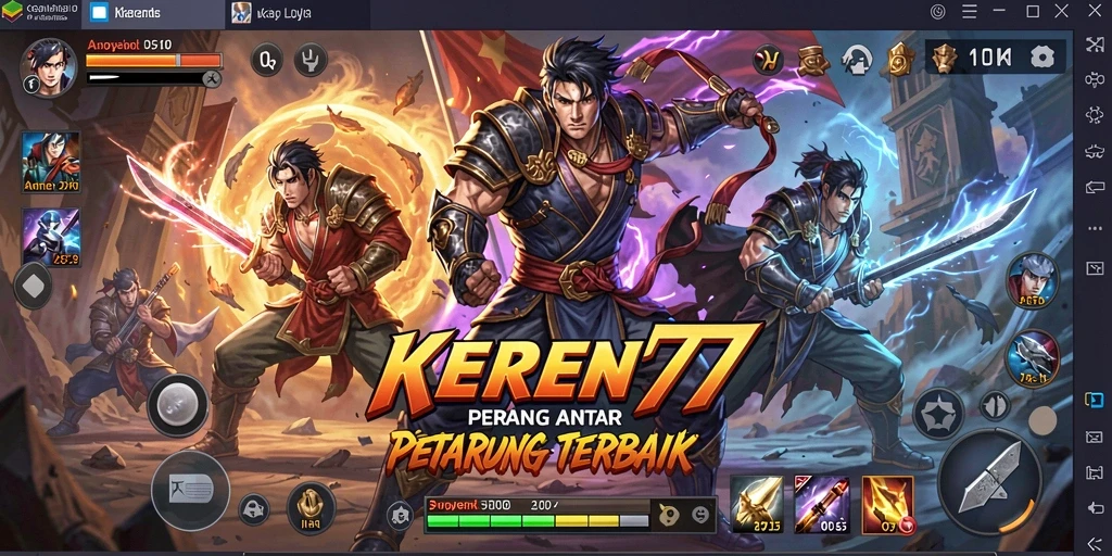 Tampilkan aksi pertarungan sengit di KEREN77.