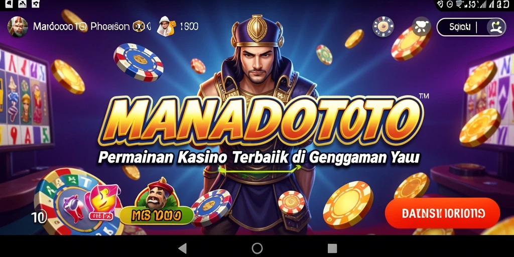 Screenshot gameplay Kasino dari MANADOTOTO dengan tampilan yang menarik.
