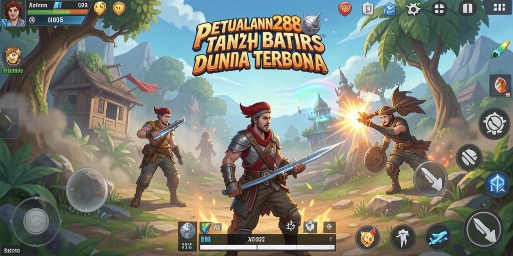 Tampilan gameplay seru dengan petualangan Open World di MAXWIN288.