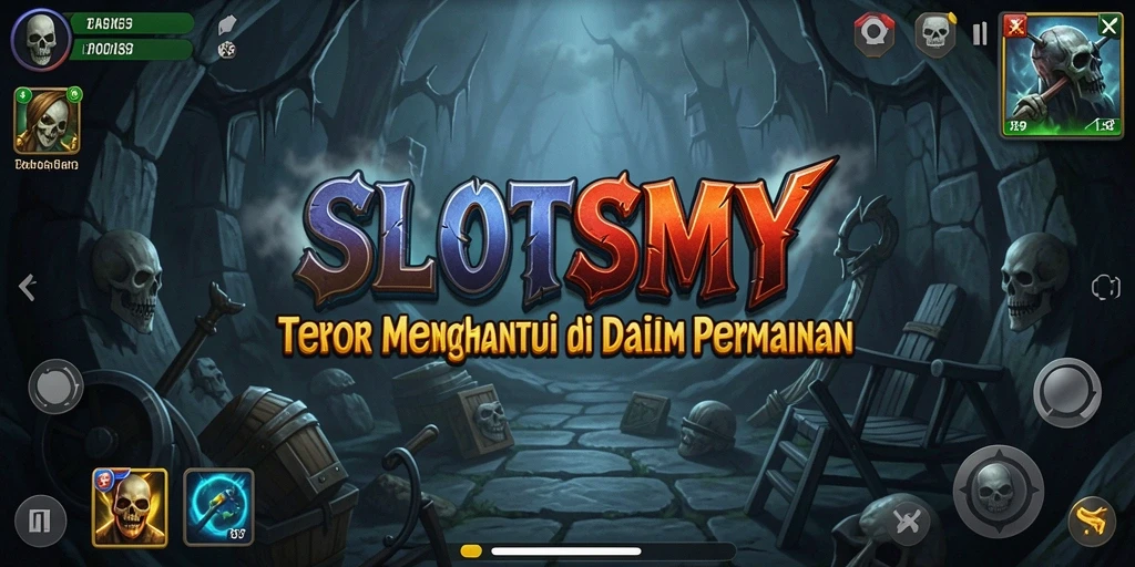Tampilan menyeramkan saat gameplay SLOTSMY dipenuhi kengerian.